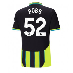 Manchester City Oscar Bobb #52 Venkovní Dres 2024-25 Krátký Rukáv